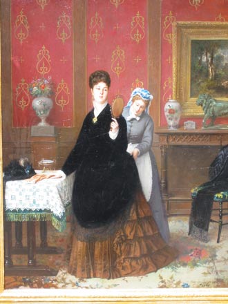 Tony Francoise de Bergue, sign. und bez. Paris (19.Jh.)